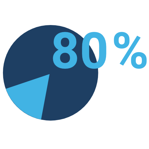 Grafik 80% Erfolgsquote