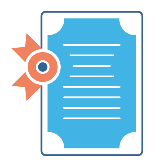 Icon Zertifikat