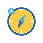 Icon Kompass für Neuorientierung