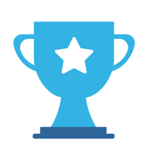 Icon Trophäe mit einem Stern